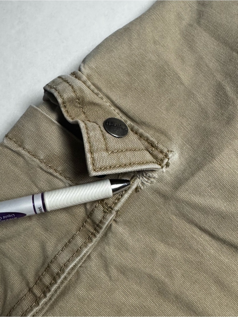 Carhartt (100272253) Relaxed Fit Straight Leg Rigby Cargo Pant In Khaki 42x30 - Picture 11 of 11